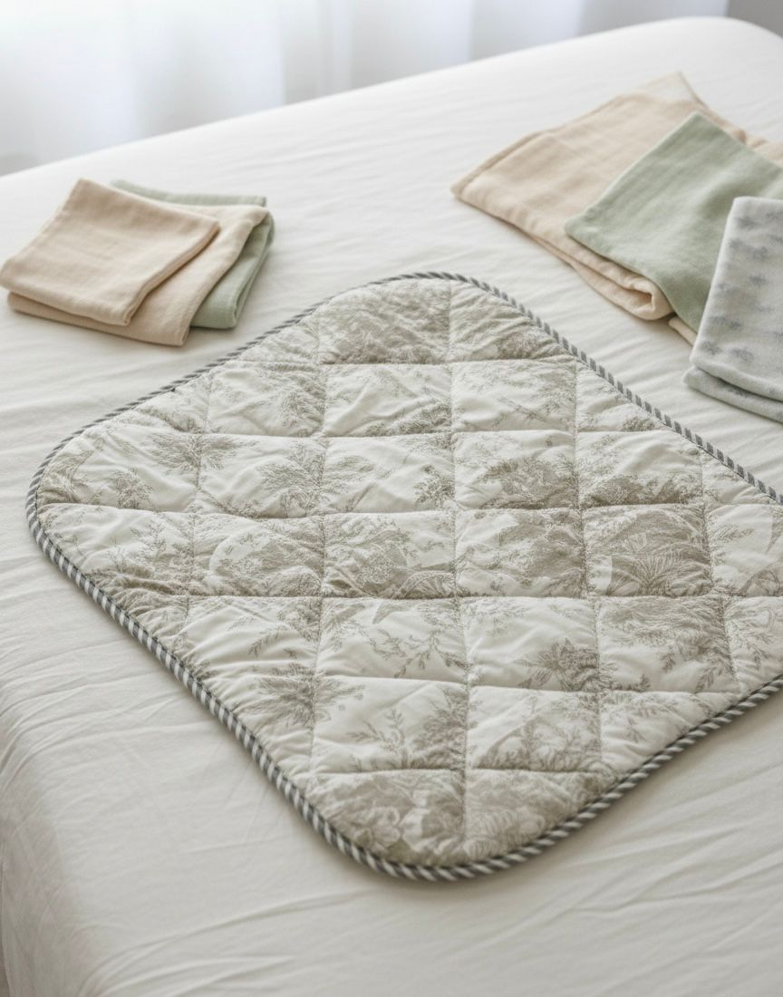 Imported Soft Quilted Baby Changing Sheet-PAIR OF 3