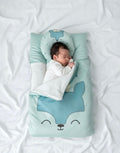 2-Piece Premium Reversible Baby Nest & Sleeping Bag Set – Ultra-Soft Cotton Sleep Positioning Set