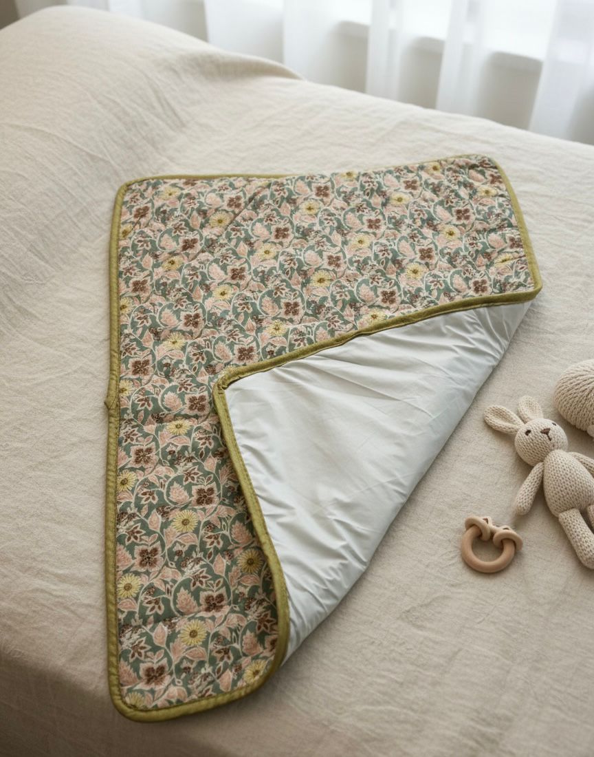 Imported Soft Quilted Baby Changing Sheet-PAIR OF 3
